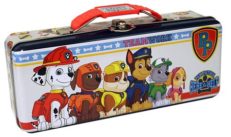 tote box paw patrol metal case tin389407|Tote Box .